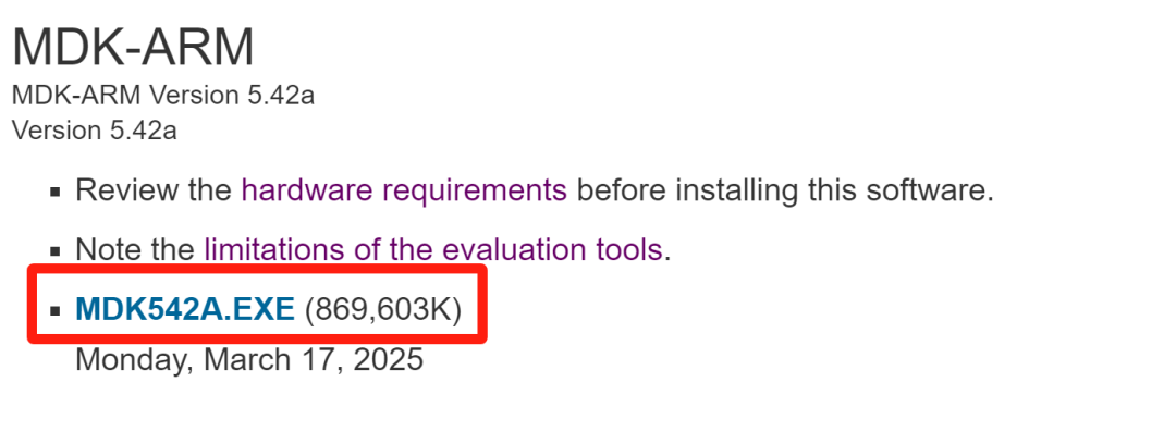 Keil MDK Upgraded to V5.42a, Fixing This Bug