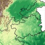 Drawing a Topographic Map of the Southwest Region Using Python