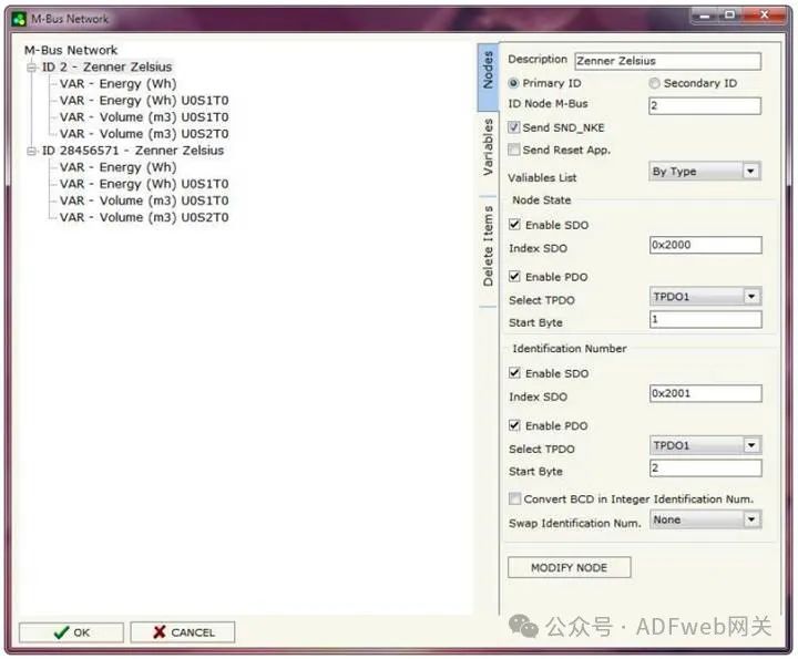 M-Bus Master to CANopen Gateway Converter - HD67051