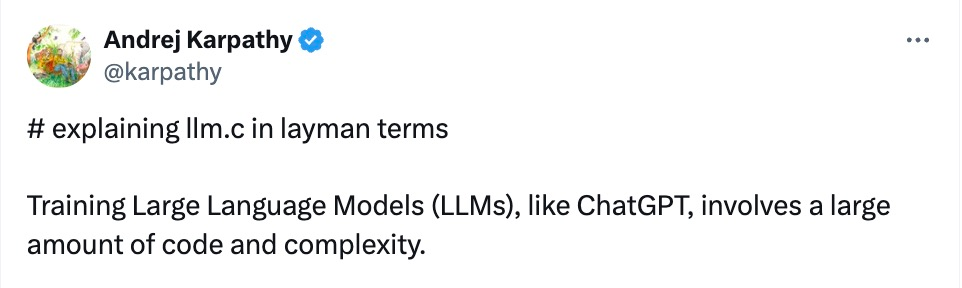 Why Implement GPT-2 in Pure C Language? Karpathy Responds to Online Criticism