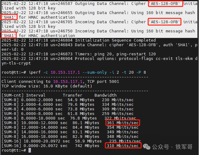 Performance Comparison of Different Encryption Algorithms in OpenVPN