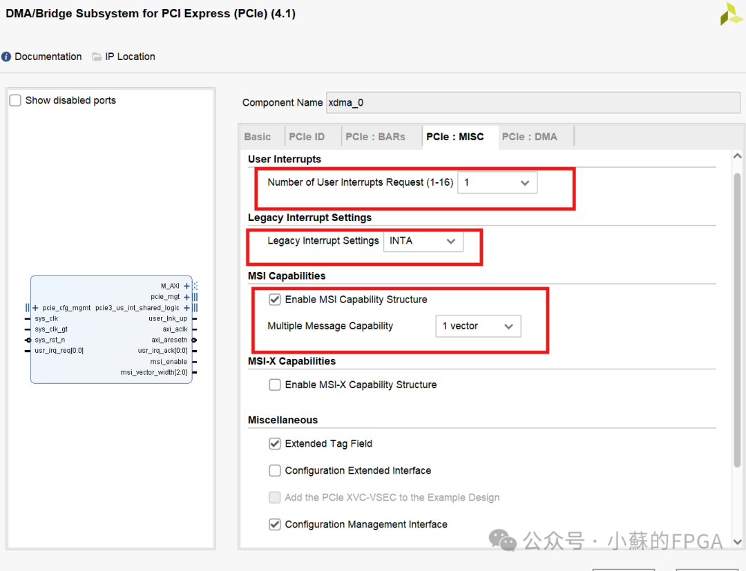 Xilinx PCIe Data Interaction Application (XDMA)
