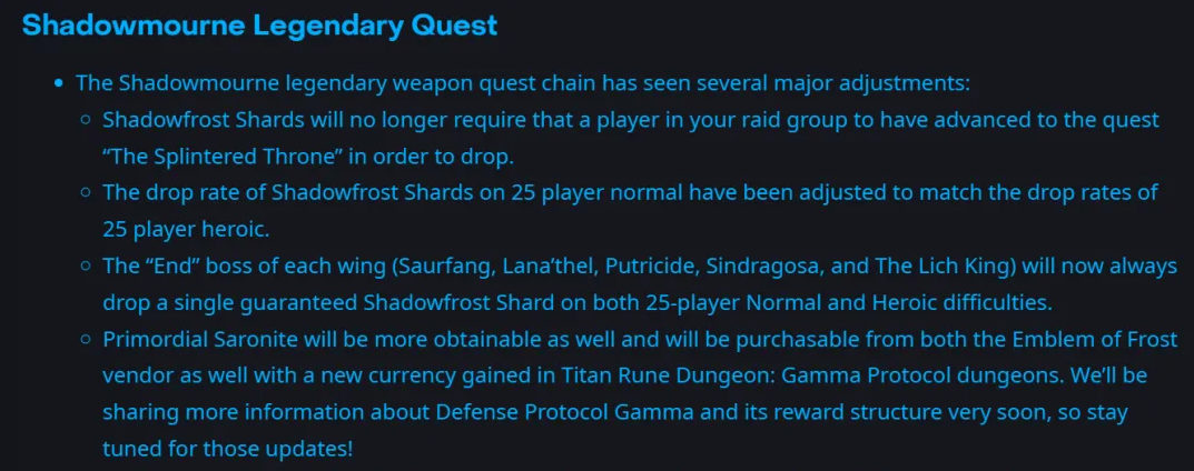 Latest Optimizations in WoW ICC Nostalgia Server Phase 4: The Difficulty of Obtaining Shadowmourne Significantly Reduced!