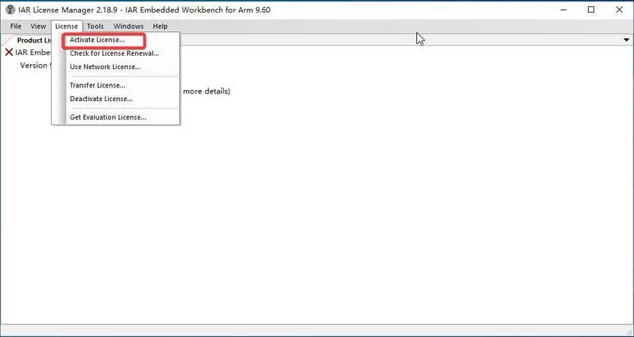 Installation Guide for IAR Embedded Workbench for ARM v9.60.3