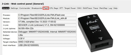 How to Change the Flashloader of JLink