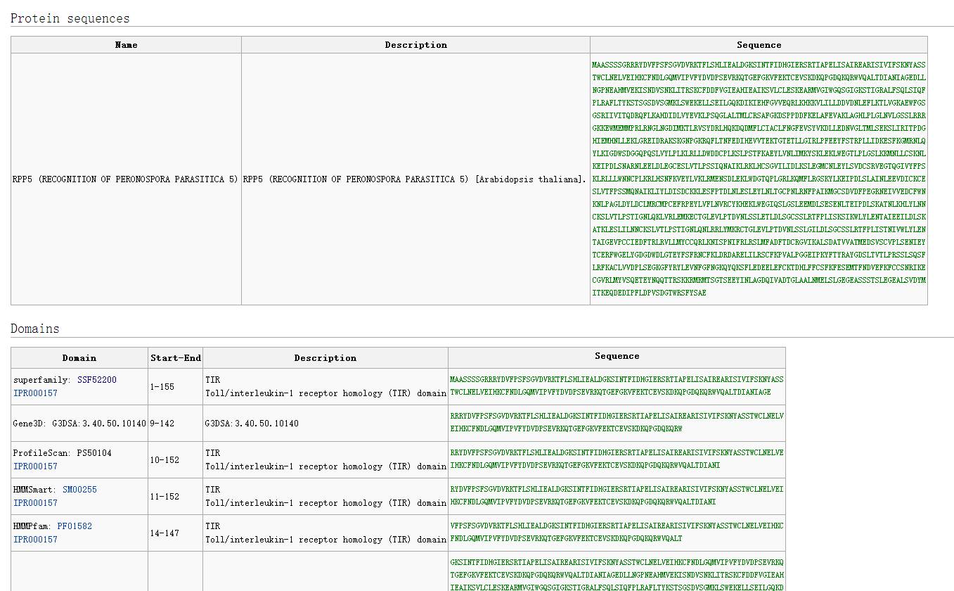 Introduction to the Plant Resistance Gene Database (PRGDB)