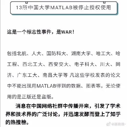 How Long Will It Take for China to Develop Its Own MATLAB After the Ban?