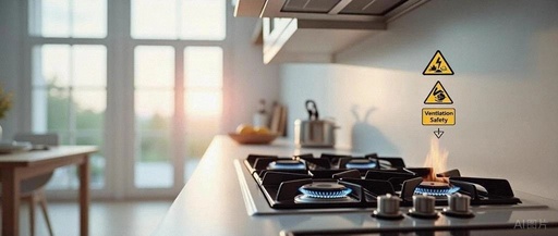 Safety Requirements for Ventilation of Embedded Gas Stoves: Hazard Analysis and Accident Warnings