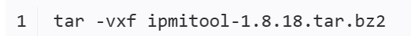Installation of ipmitool on Linux Systems