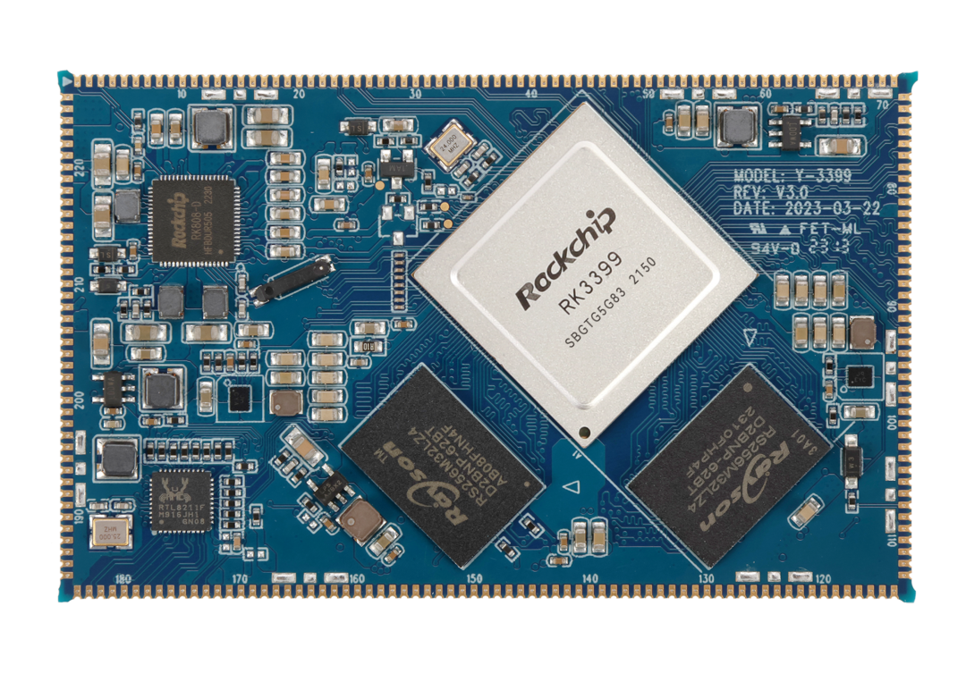 LianZuan Releases Y-3399 Core Board Based on Rockchip RK3399 Platform
