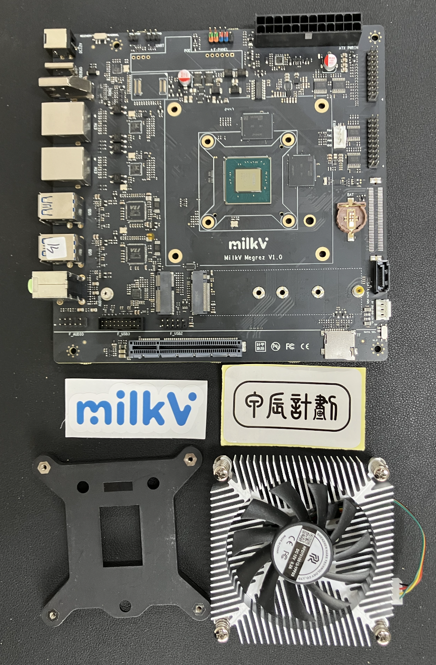 Qunxin Shining Donates Milk-V Megrez (RISC-V AI PC, 16GB RAM, 19.95 TOPS NPU) to the Jiachen Project Leader