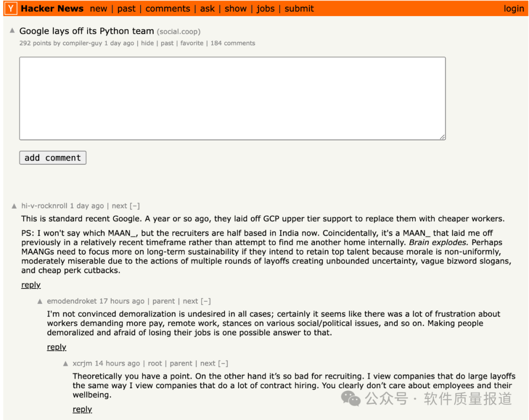 What Does Google's Layoff of the Entire Python Team Indicate?