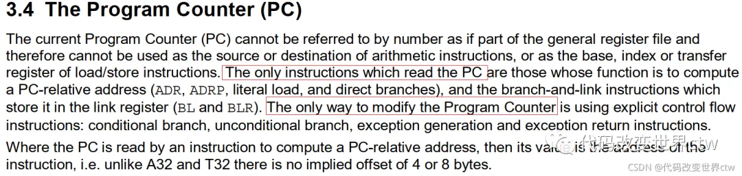 Introduction to the Current Program Counter (PC) in ARMv8