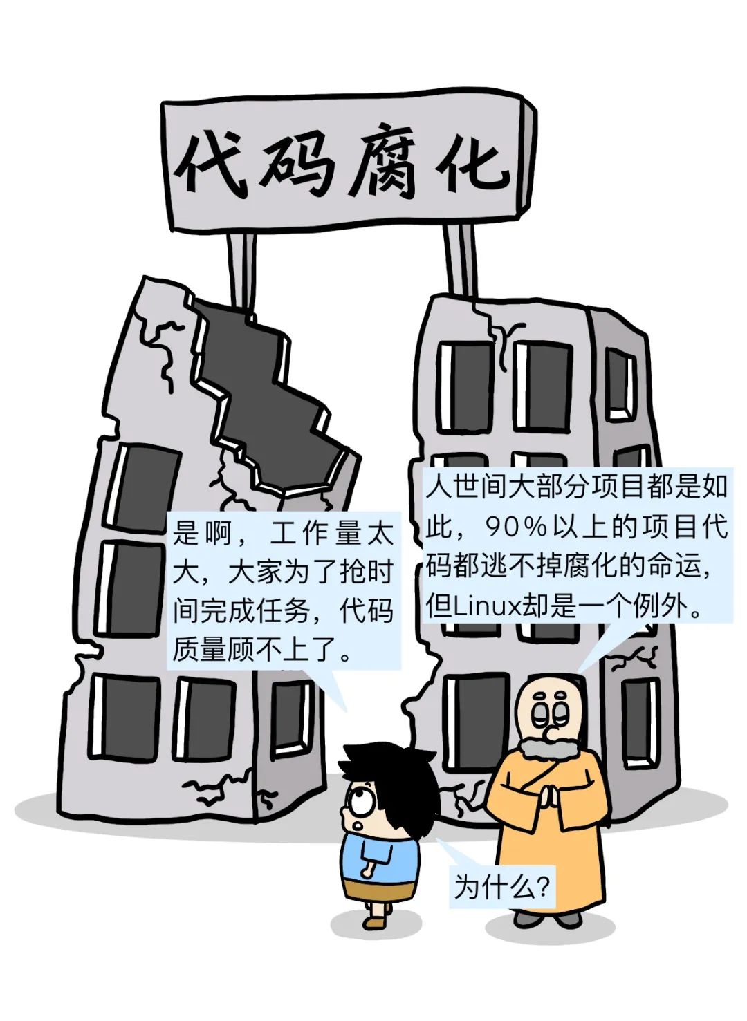 Comic | The Messy State of Linux Kernel Code Due to C Language Usage