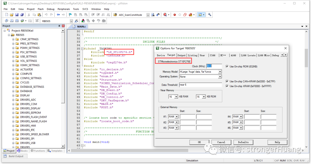 Medtronic Releases PB560 Ventilator Design Files, Development Environment: Keil + ST10F276 (Predecessor of STM32)