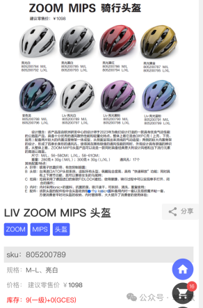 Giant ZOOM MIPS Cycling Helmet