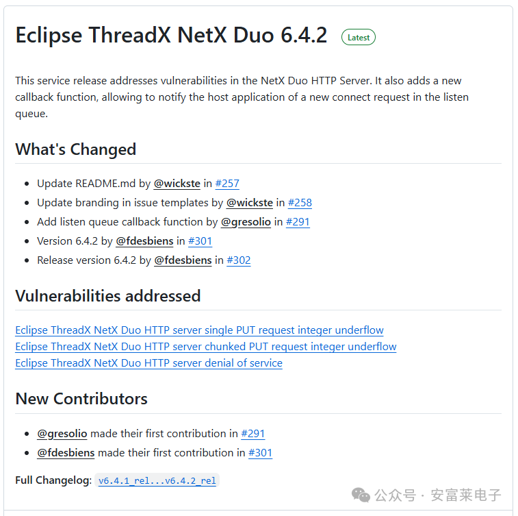 ThreadX Family Officially Returns with the Release of Version 6.4.2 After Transition to Eclipse
