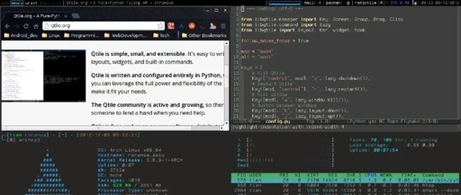 Qtile: A Powerful, Highly Customizable Desktop Environment Building Platform Written in Python