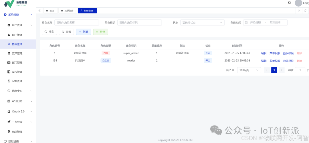 EnjoyIot: An Open Source IoT Platform