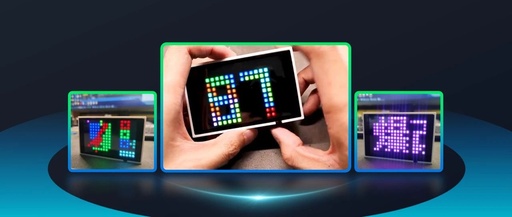 Open Source | Hezhao ESP32 Development Board + WS2812 + Touch Screen, DIY Creative "Pixel Box", and Let ChatGPT Write Code!