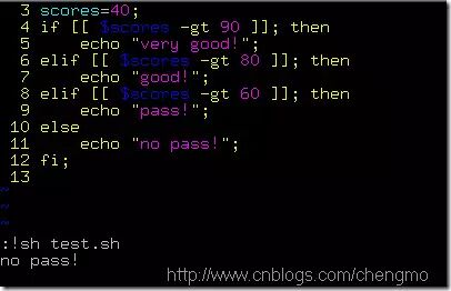 Examples of Control Statements in Linux Shell