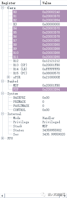Resolving ARM Cortex-M Exception - HardFault (UsageFault) INVPC Set to 1