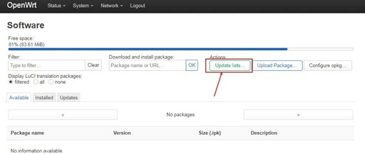 Installing Chinese Language Pack on OpenWrt