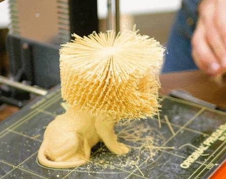 Someone 3D Printed a Fluffy Little Lion? I Laughed Out Loud When the Shell Was Removed