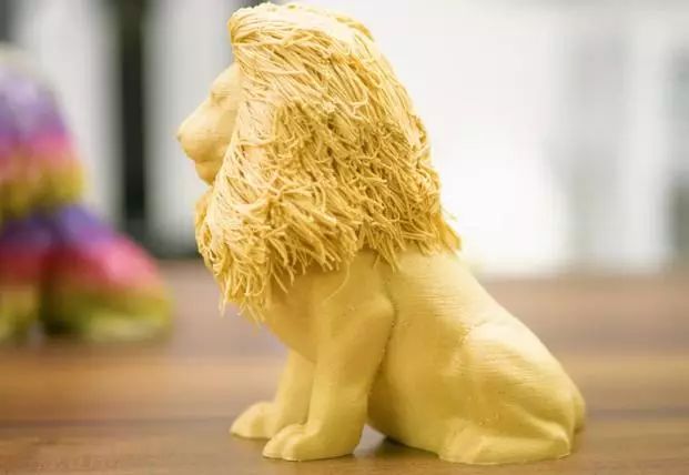 Someone 3D Printed a Fluffy Little Lion? I Laughed Out Loud When the Shell Was Removed