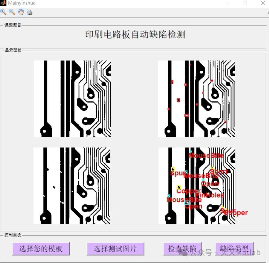 Intelligent Detection System for Circuit Boards Based on Computer Vision with Matlab Code