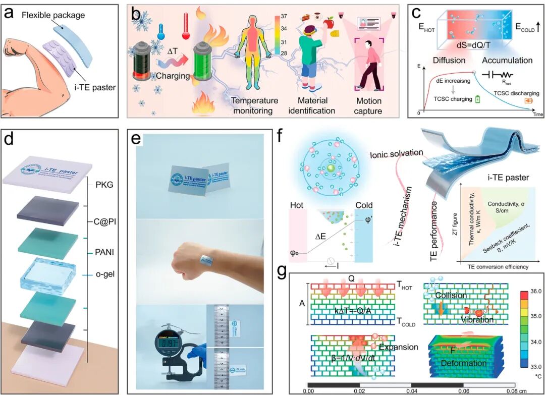 Ultra-Thin Wearable Thermoelectric Paster Based on Structured Organic Ion Gel Electrolyte - Beijing Institute of Technology