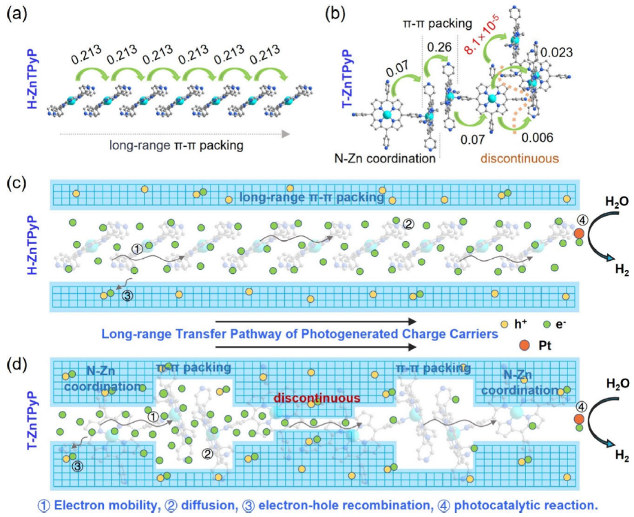 Professor Bai Feng from Henan University in Nano Letters: Regulating Porphyrin Supramolecular π-π Conjugation Channels to Enhance Photocatalytic Hydrogen Production Activity