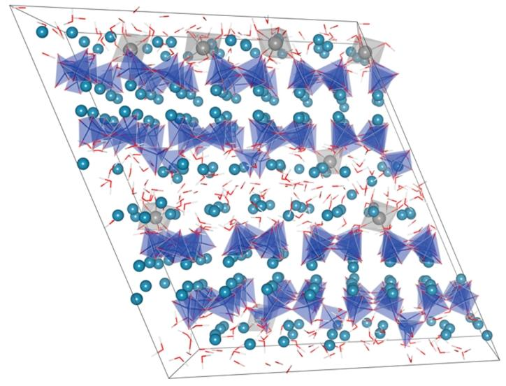 Atomic-Level Structure of Cementitious Calcium Aluminate Silicate Hydrate