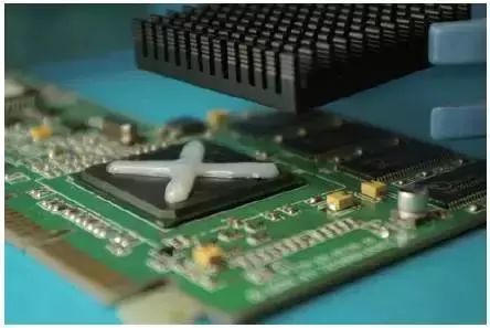 What is the White Translucent Substance on the PCB?
