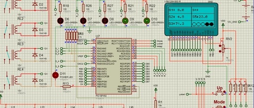 Proteus Multi-Channel Temperature Controller Simulation