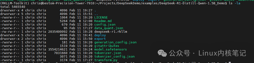 Tutorial for Deploying DeepSeek Model on RK3588 Linux Platform