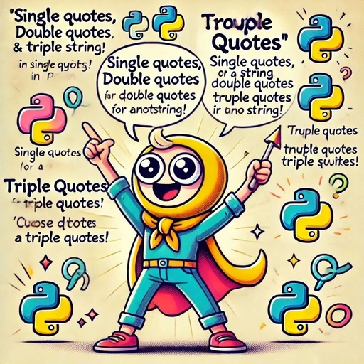 Understanding the Differences Between Single Quotes, Double Quotes, and Triple Quotes in Python