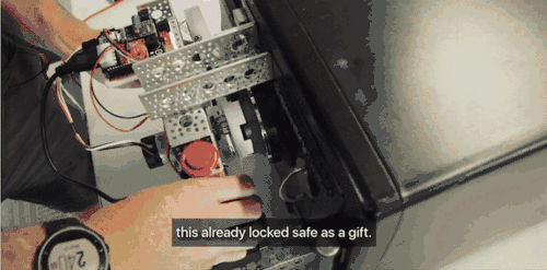 Terrifyingly Ingenious: DIY Robot Opens Safe in Just 15 Minutes