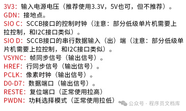OV7670 Camera Module: Key Parameter Description