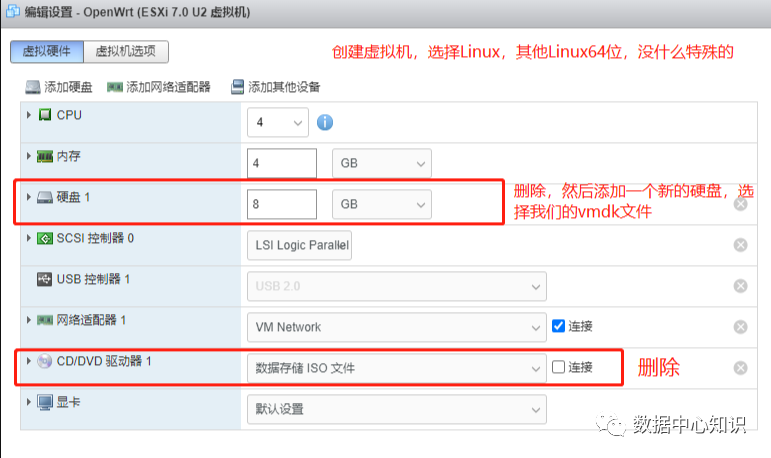Installing OpenWRT on ESXi