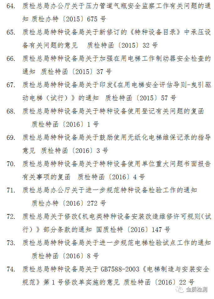 Latest Compilation: List of Laws, Regulations, Rules, and Standards Related to Special Equipment!