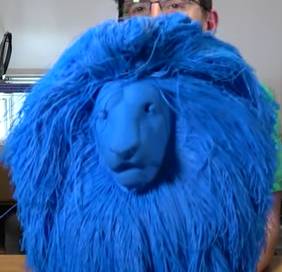 Someone 3D Printed a Fluffy Little Lion? I Laughed Out Loud When the Shell Was Removed