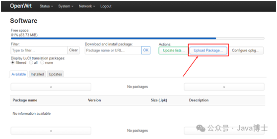 Installing Chinese Language Pack on OpenWrt
