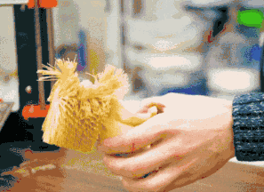 Someone 3D Printed a Fluffy Little Lion? I Laughed Out Loud When the Shell Was Removed