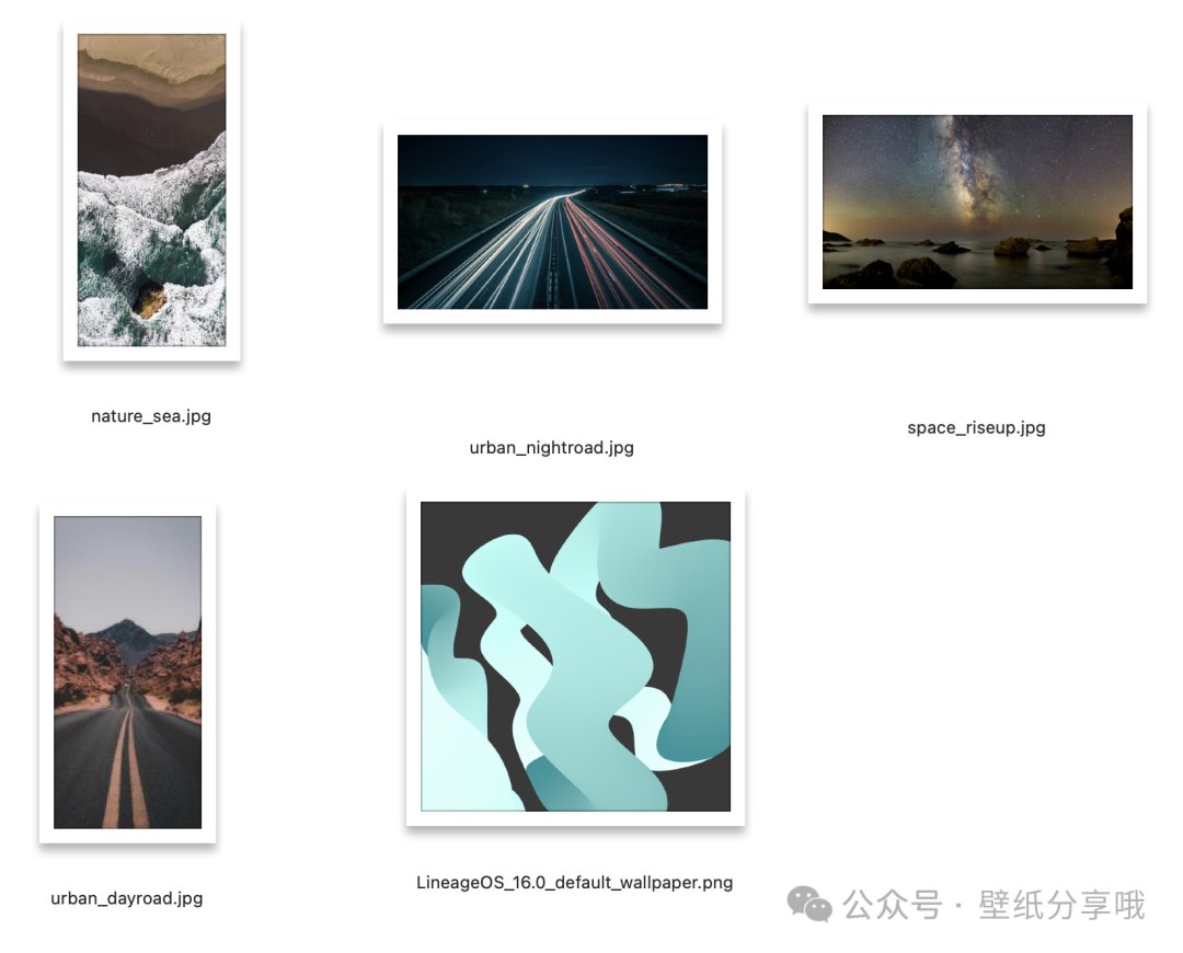 Scarce Collection of LineageOS 18.1 System Default Native Wallpapers