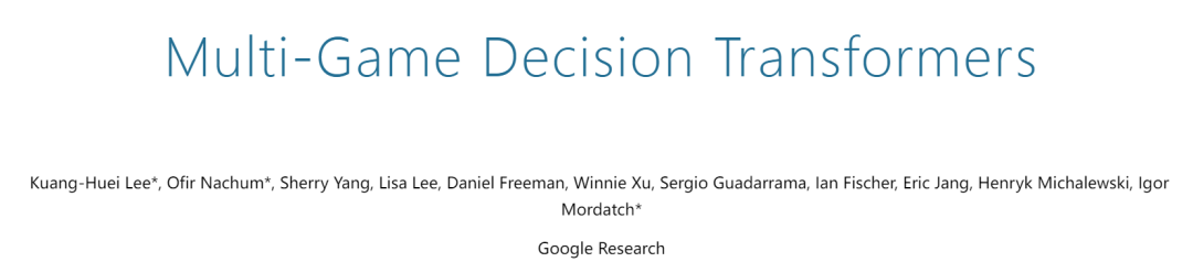Google Researchers Propose Multi-Game Decision Transformers for Generalist AI Exploration