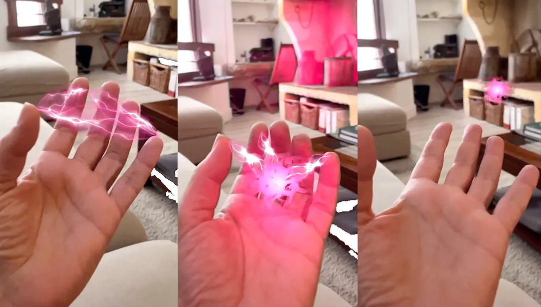 Experience the Power of the Ancients! Deep Sensors Combined with Machine Learning, This AR Application Can Create Lightning and Interact with Reality