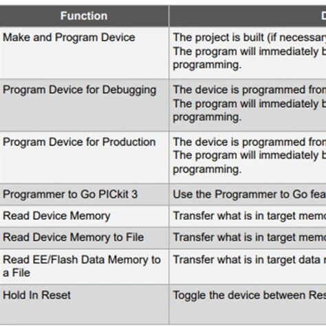 Programming Options in the Embedded Chip Development Environment