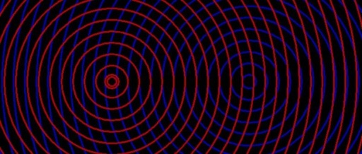 C Language Animation: Spinning Circles | Water Ripple Effect