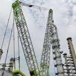 Successful Installation of the C-610 Tower for the Sinopec Quanzhou Gasoline Project
